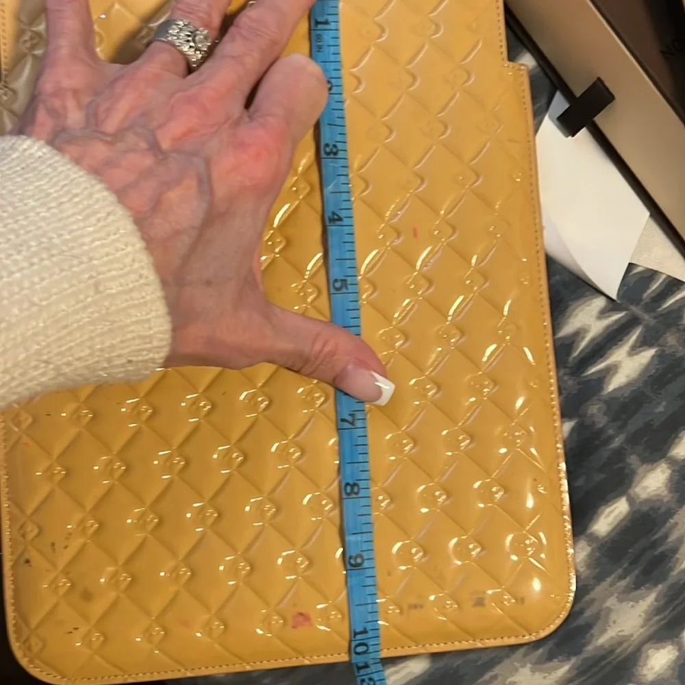 Fendi Quilted Tan Tablet Sleeve